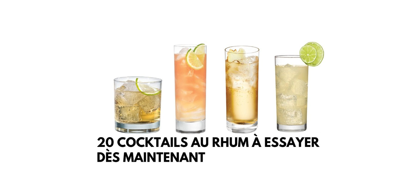 20 cocktails au rhum à essayer dès maintenant