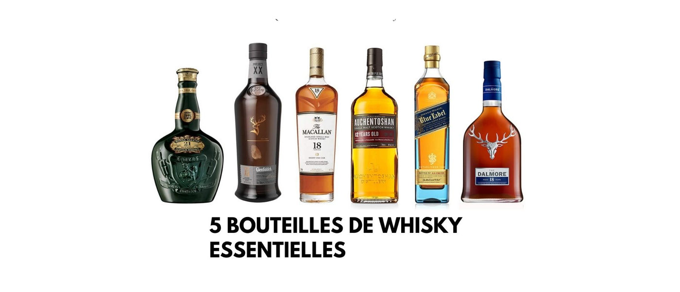 5 bouteilles de whisky essentielles dont vous avez besoin pour votre bar à la maison