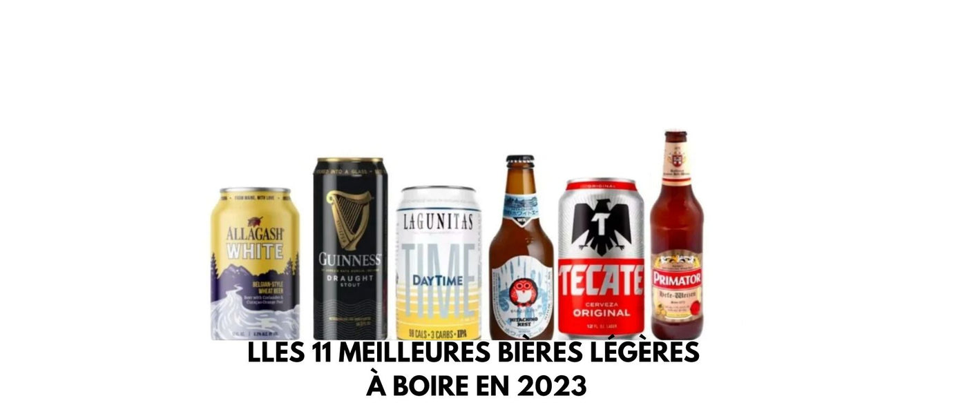 Les 11 meilleures bières légères à boire en 2023