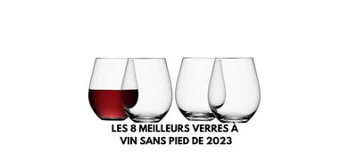 Les 8 meilleurs verres à vin sans pied de 2024