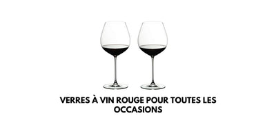 Verres à vin rouge pour toutes les occasions