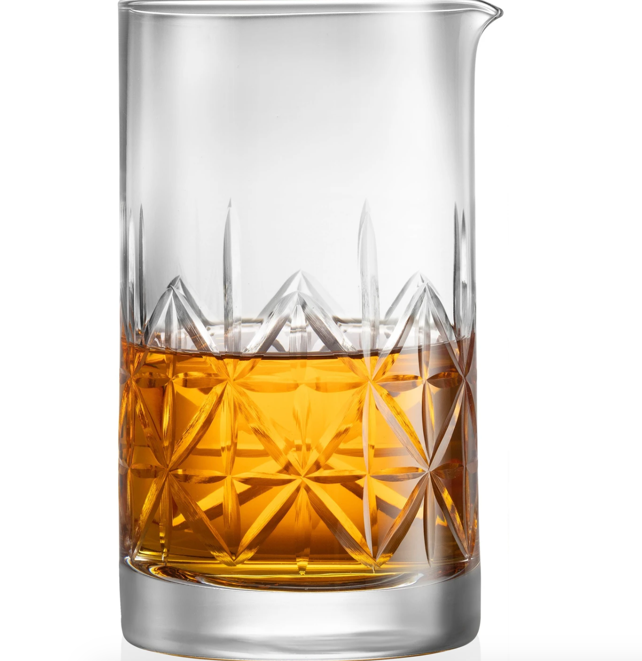 Bécher en verre à cocktail en cristal