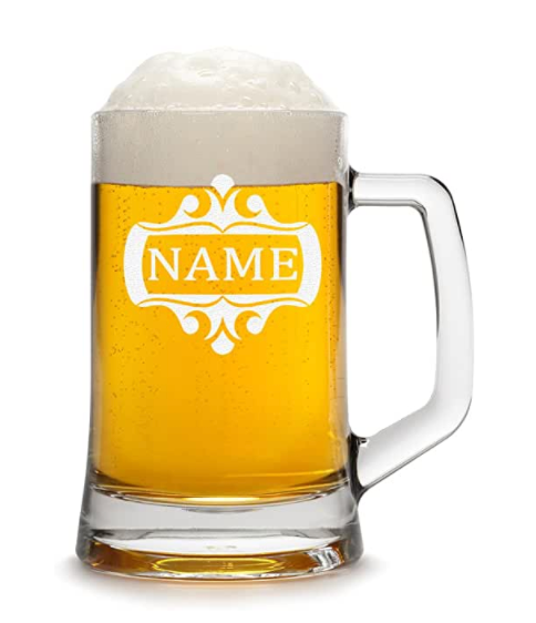 Chope de Bière gravée