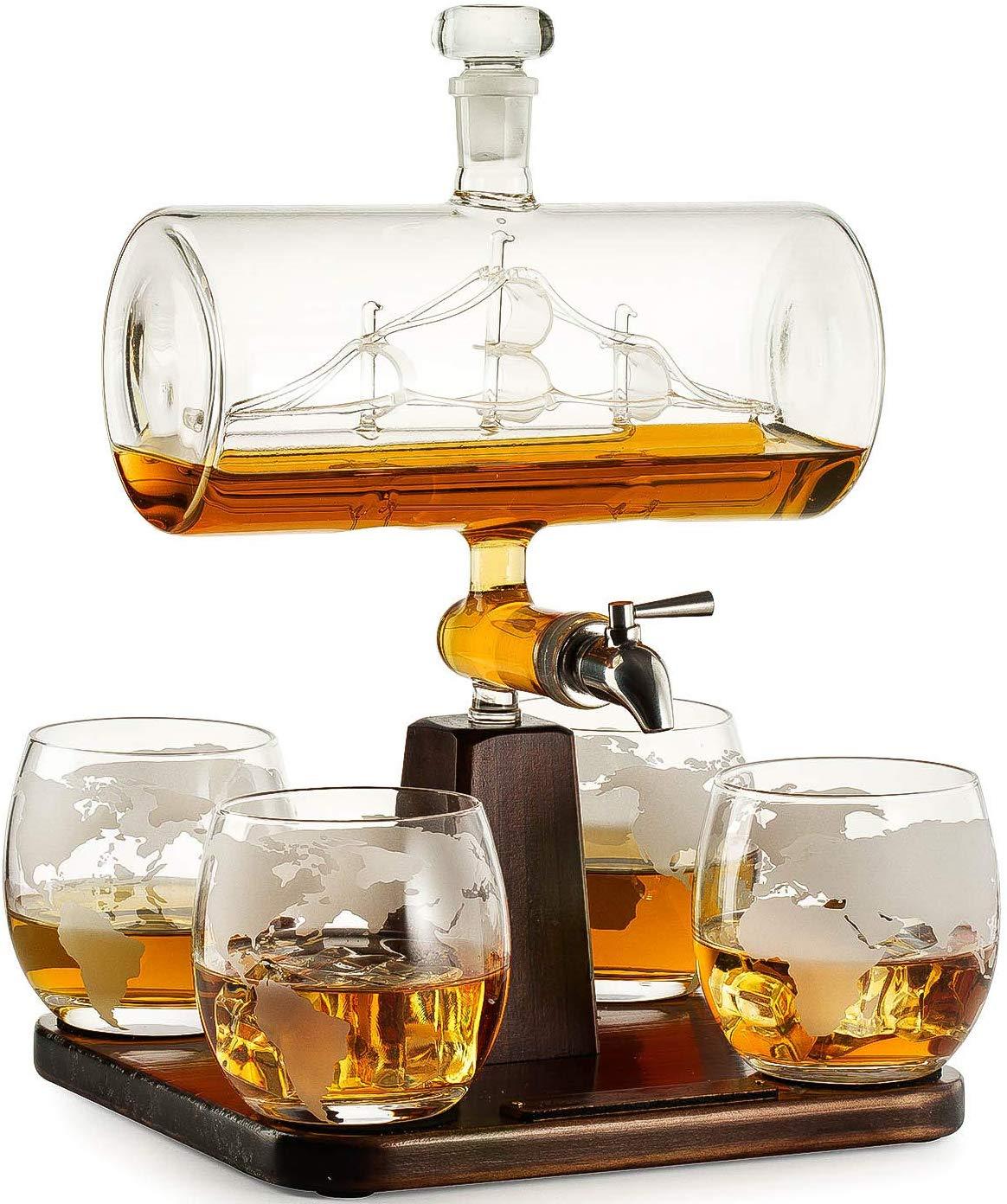 Set à verres à rhum pirate