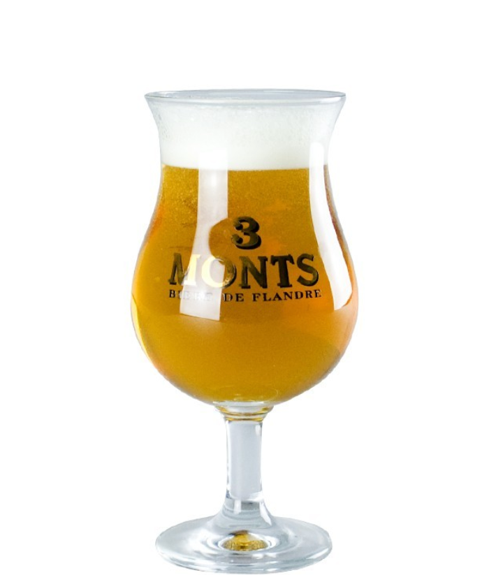 Verre à bière 3 monts 250ml