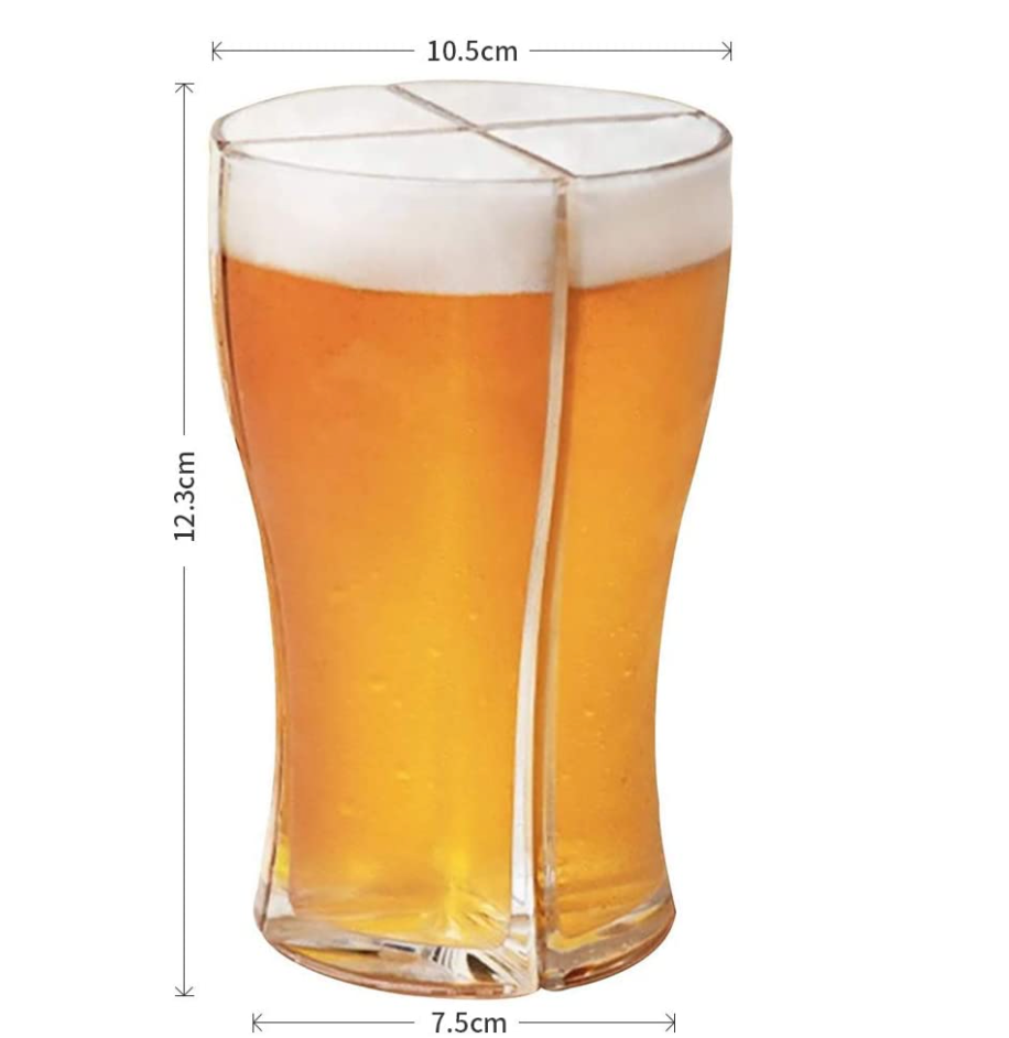 Verre à bière X4