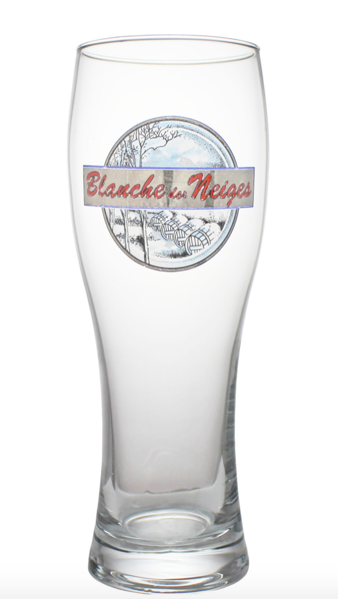 Verre à bière blanche des neiges 250ml