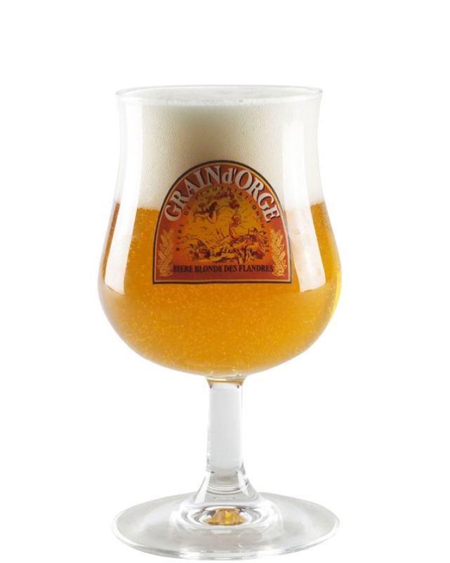 Verre à bière grain d'orge 250ml