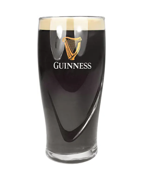 Verre à bière guinness