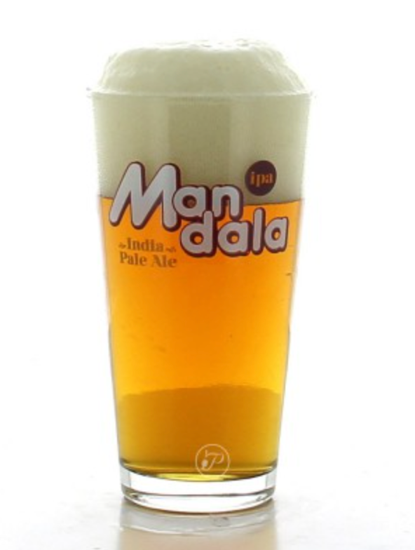 Verre à bière mandala 250ml