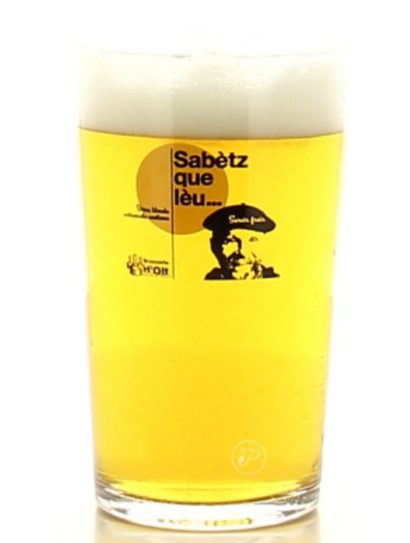 Verre à bière sabetz que leu 250ml