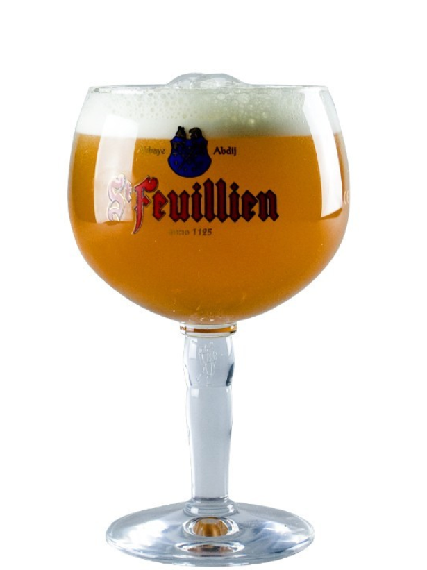 Verre à bière saint feuillien 330ml