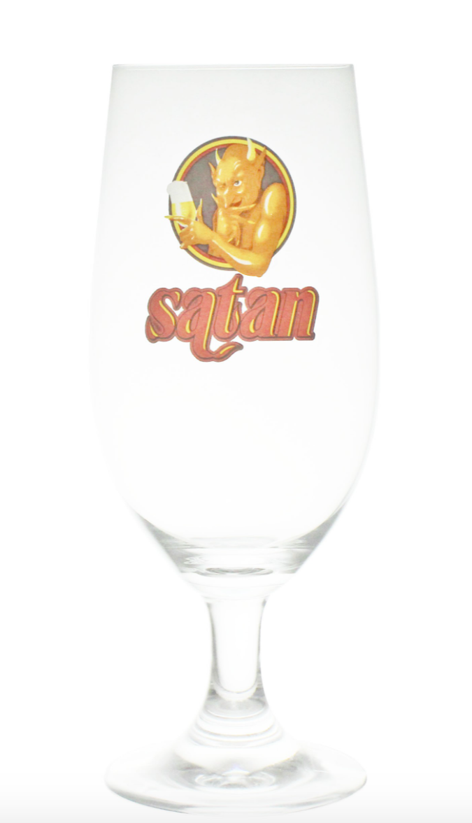 Verre à bière satan 330ml