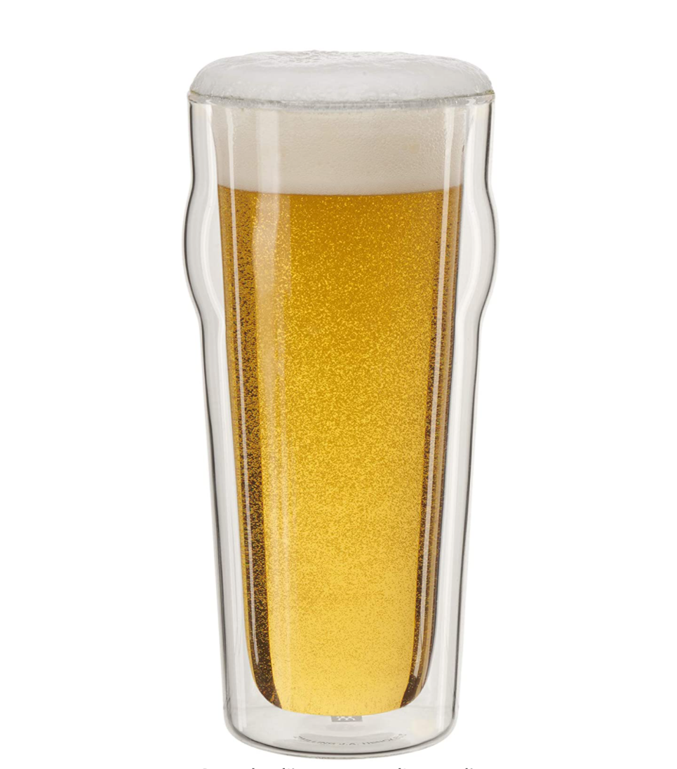 Verre à bière à double paroi