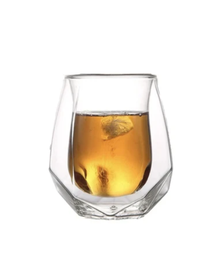 Verre à rhum brun