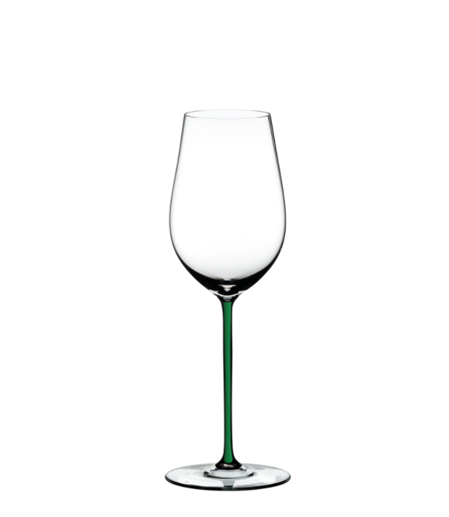 Verre à vin blanc pied vert