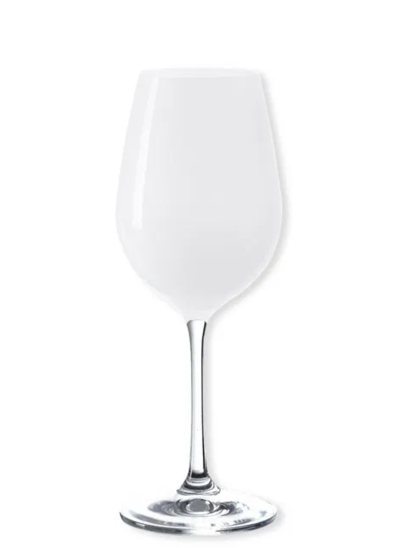 Verre à vin en verre blanc 370ml