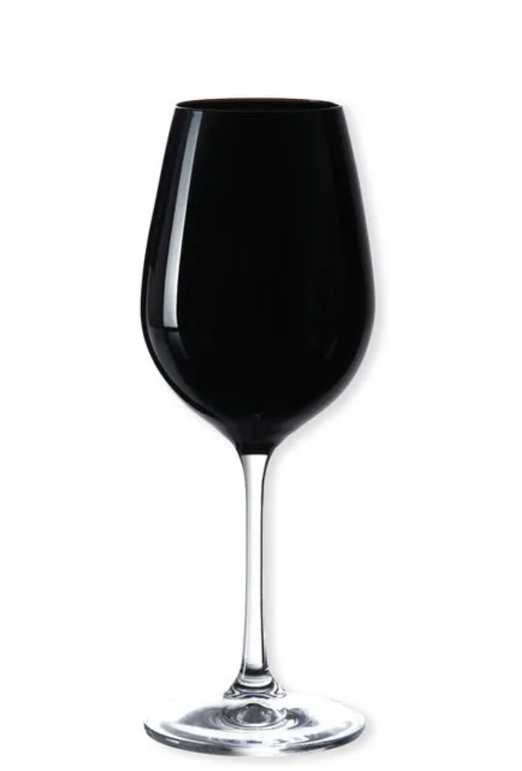 Verre à vin en verre noir 370ml