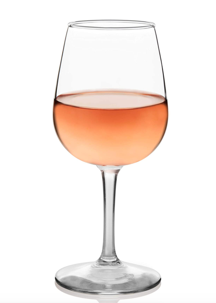 Verre à vin pied rosé 370ml