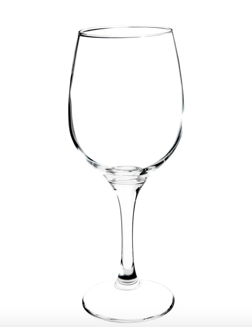 Verre à vin rouge en verre