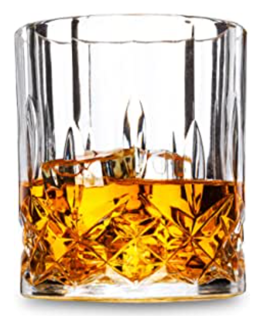 Verre à whisky gradué