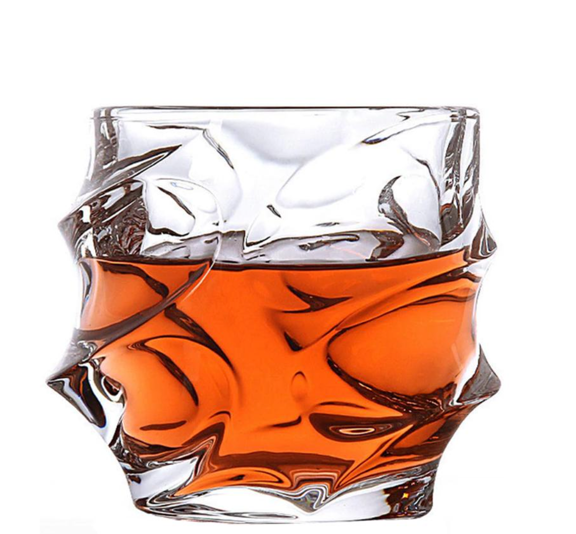 Verre à whisky vagues