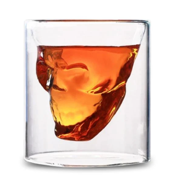 Something Different Wholesale Lot de 4 verres à shot tête de mort – Élevez un verre à l'extraordinaire