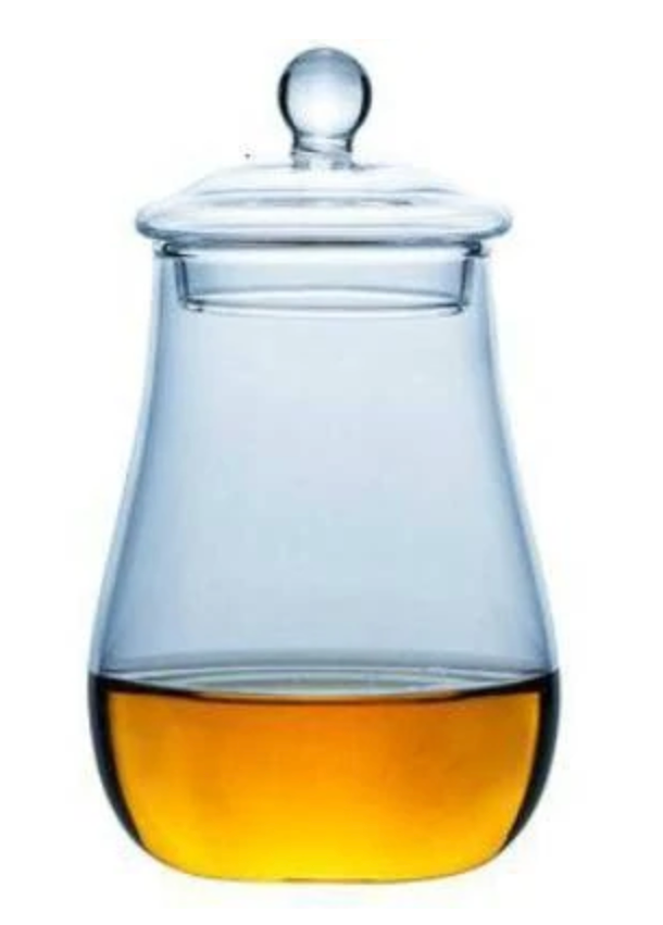 Verre à whisky "tulipe avec couvercle"