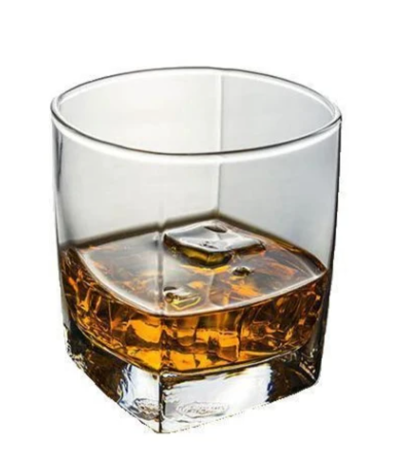 Verre à whisky carré