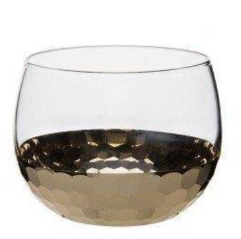 Verre à whisky fond de métal